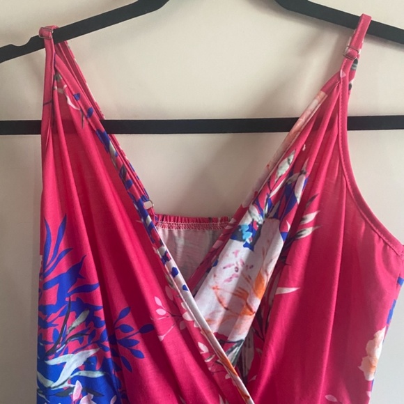 Hawaiian Floral Print Dress - Picture 6 of 6